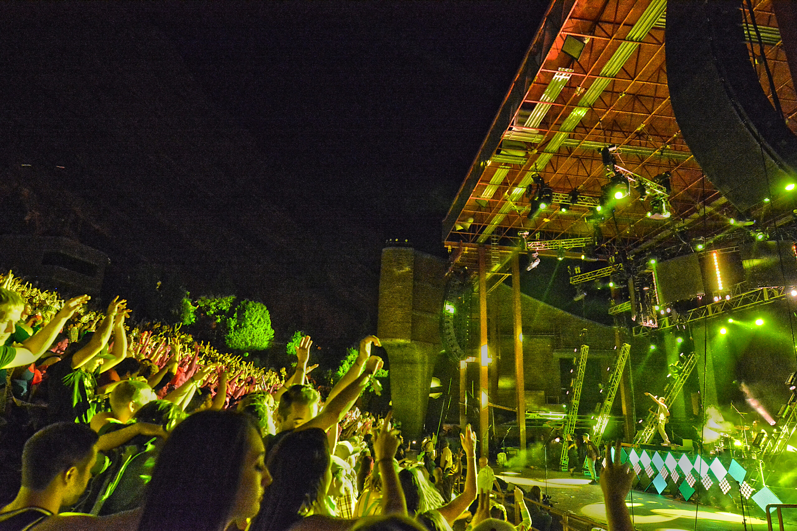 Big Gigantic performing at Rowdytown 3 at Red Rocks Amphitheatre. Photo by: Matthew McGuire