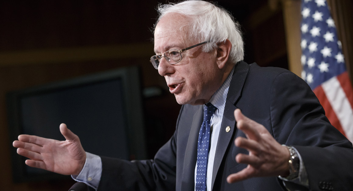 bernie sanders. image by: politico