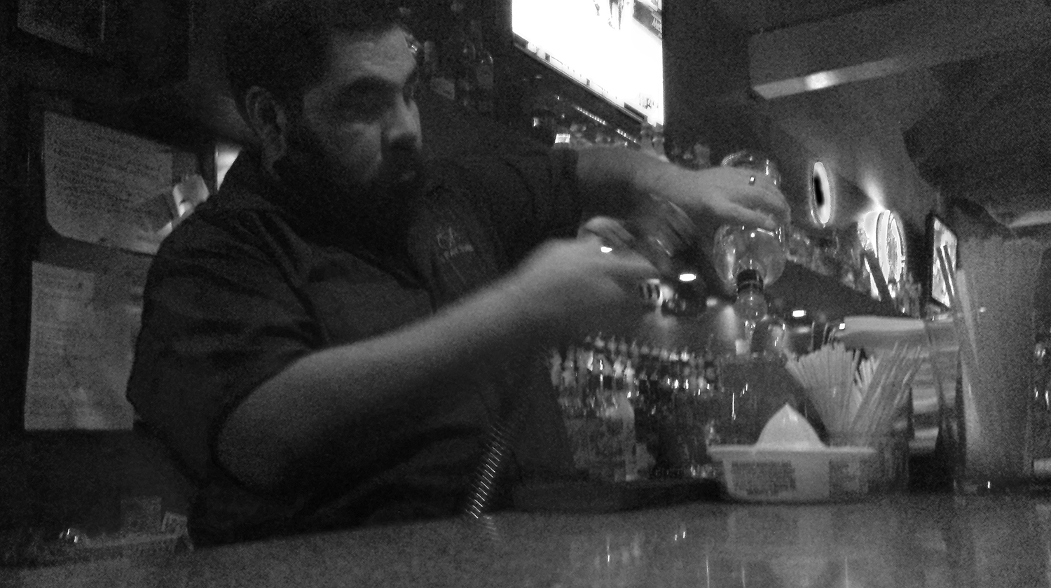 Daniel J. Enriquez. Former bartender at Hangar 9.