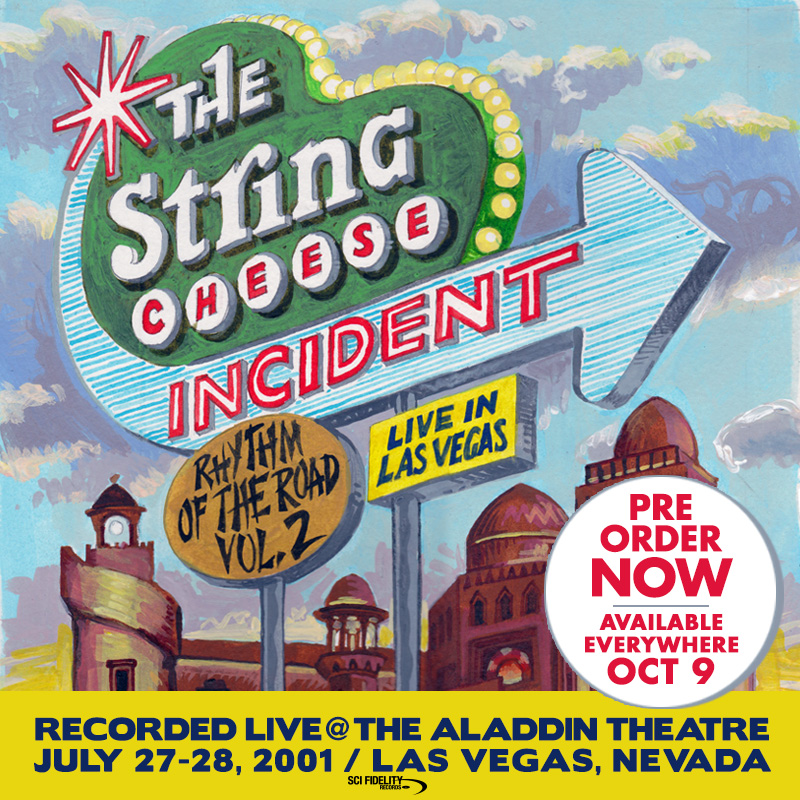 The String Cheese Incident, live album from Las Vegas cover art.