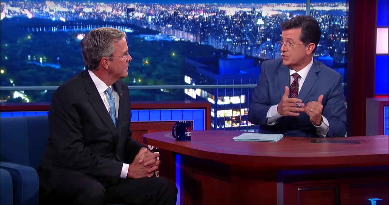 The Late Show with Stephen Colbert. Image by CBS / YouTube