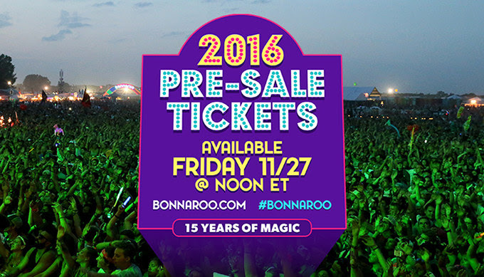Bonnaroo Music Festival 2016 ticket info. Photo by: Bonnaroo Music Festival