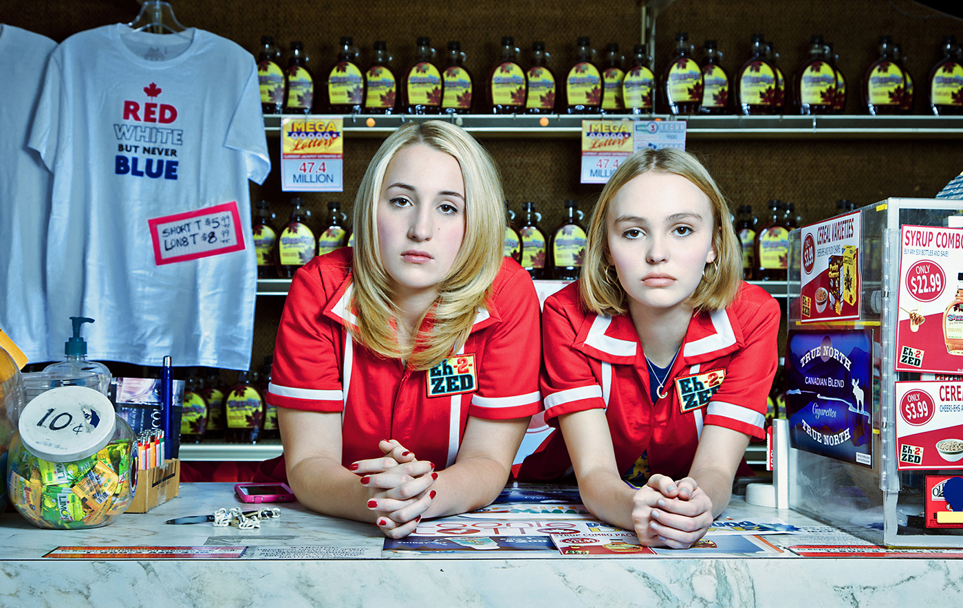 Yoga Hosers. Harley Quinn Smith, Lily Rose Depp. Photo by: Allan Amato / The Sundance Institute