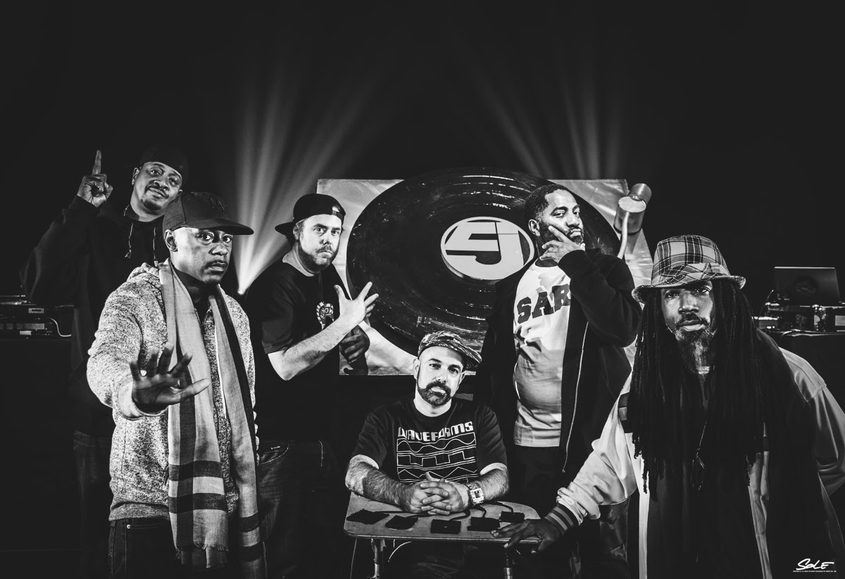 Jurassic 5 to perform live at the ARISE Music Festival in Colorado. Photo courtesy by: Tsunami Music Publicity