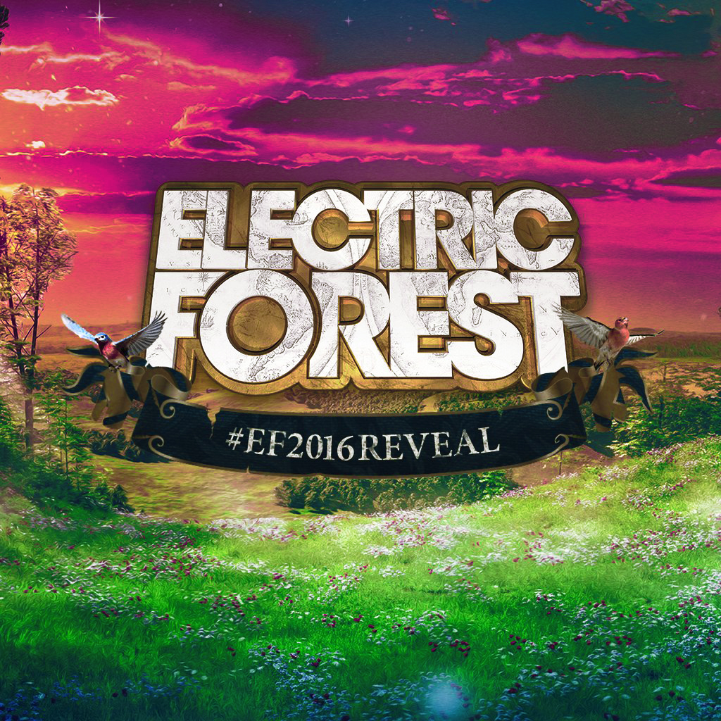 Electric Forest 2016 lineup announcement. Photo by: Electric Forest / Twitter