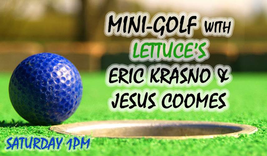 Fool's Paradise preview of mini-golf excursion with Eric Krasno and Jesus Coomes from Lettuce. Photo provided.