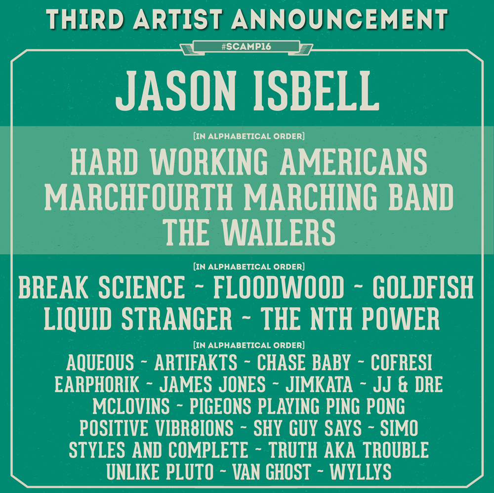 Jason Isbell, The Wailers and more at Summer Camp Music Festival. Photo provided.