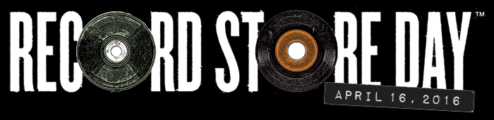 Record Store Day 2016 logo. Photo provided by: Record Store Day