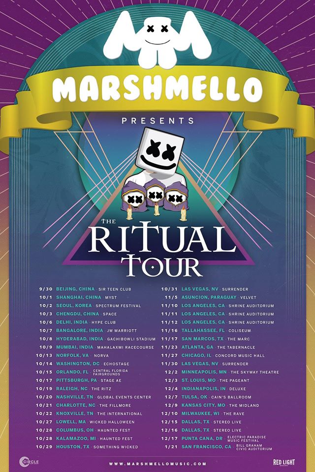 marshmello concert tour