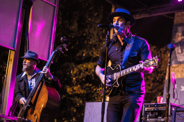 G. Love and the Special Sauce. Photo taken in downtown Carbondale, Illinois on September 30, 2016. Photo by: Matthew McGuire G. Love and the Special Sauce. Photo taken in downtown Carbondale, Illinois on September 30, 2016. Photo by: Matthew McGuire