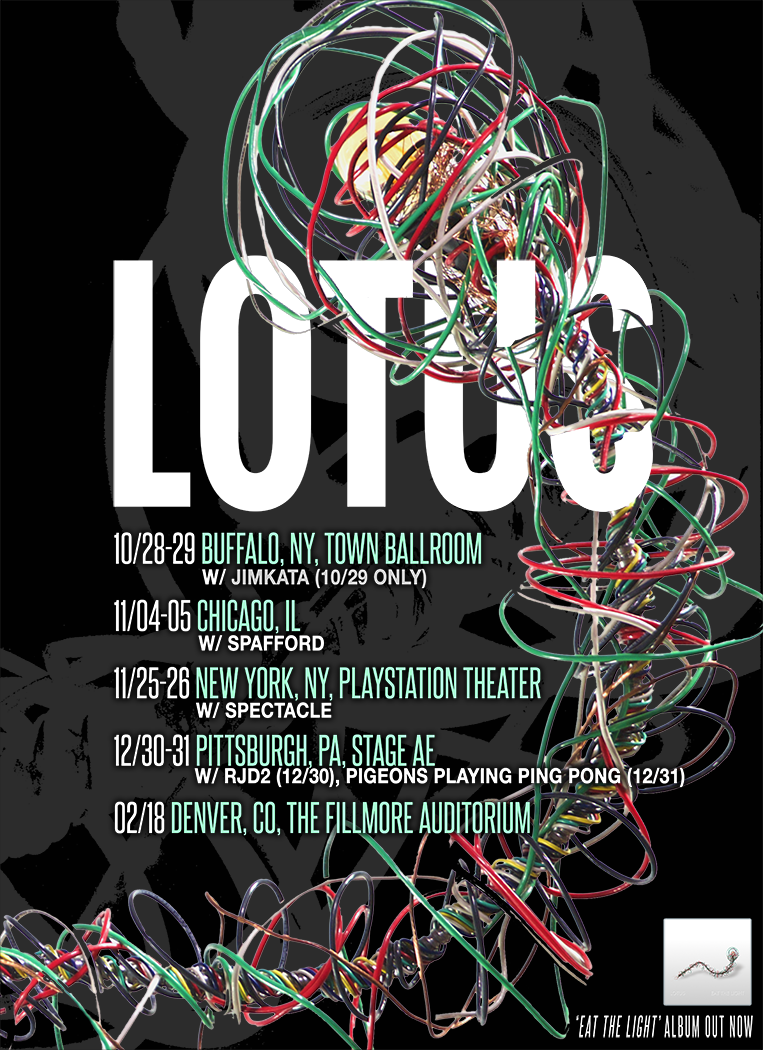 Lotus upcoming tour dates. Photo by: Lotus