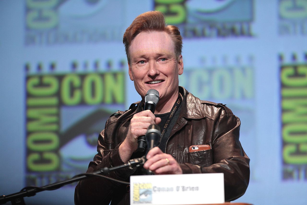 Conan O'Brien at SDCC 2015. Photo by: Gage Skidmore / Wikimedia Commoms