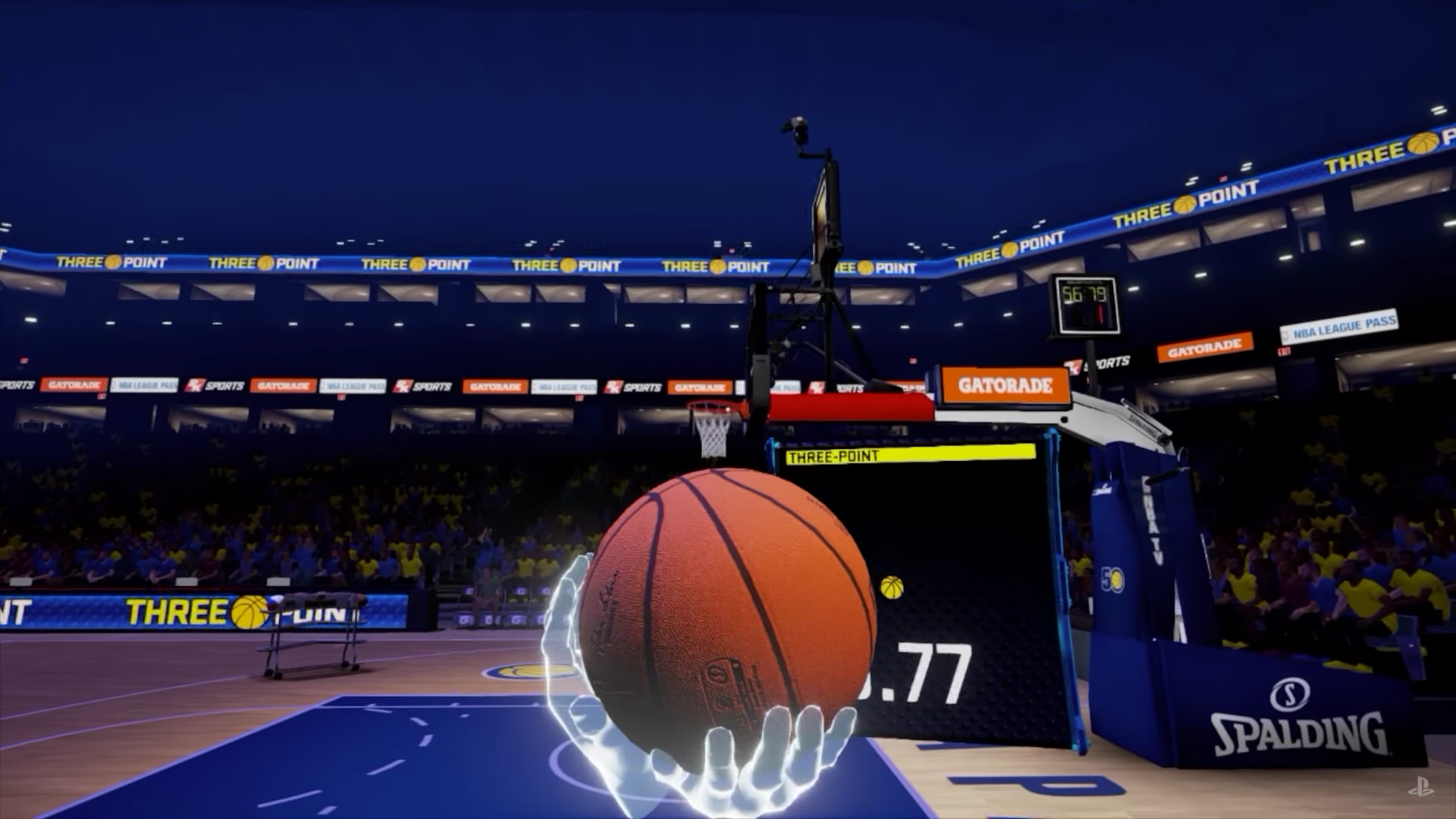 NBA 2KVR Experience. Photo by: Playstation / YouTube