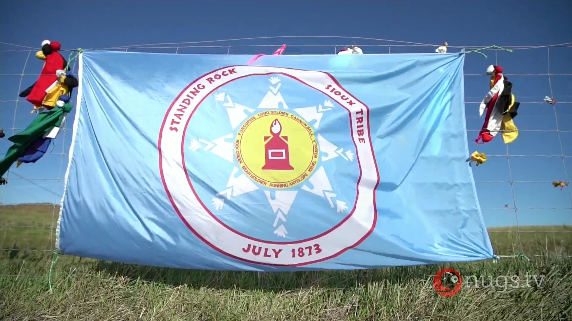 Standing Rock flag. Photo by: Nugs.tv / YouTube