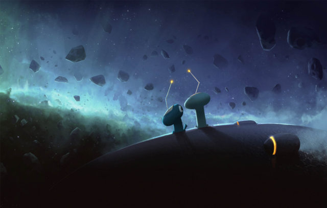 A still from ASTEROIDS! by Eric Darnell, an official selection of the New Frontier VR Experiences program at the 2017 Sundance Film Festival. © 2016 Sundance Institute. A still from ASTEROIDS! by Eric Darnell, an official selection of the New Frontier VR Experiences program at the 2017 Sundance Film Festival. © 2016 Sundance Institute.