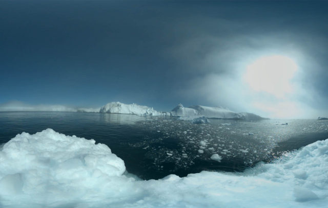 A still from Melting Ice by Danfung Dennis, an official selection of the New Frontier VR Experience program at the 2017 Sundance Film Festival. Courtesy of Sundance Institute | photo by Danfung Dennis. A still from Melting Ice by Danfung Dennis, an official selection of the New Frontier VR Experience program at the 2017 Sundance Film Festival. Courtesy of Sundance Institute | photo by Danfung Dennis.