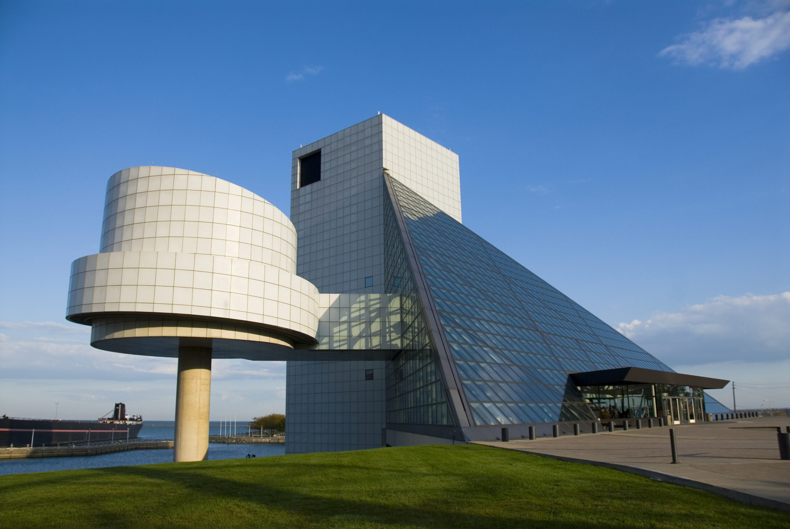 Hall of Fame wing side. Photo Copyright: The Rock & Roll Hall of Fame