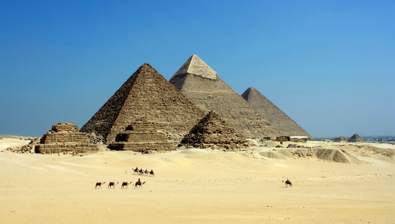 Pyramids in Egypt. Photo by: Pexels.com