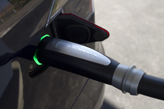 Tesla Motors electric car charing station, also known as a Supercharger. Photo by: Tesla Motors / Alexis Georgeson Tesla Motors electric car charing station, also known as a Supercharger. Photo by: Tesla Motors / Alexis Georgeson