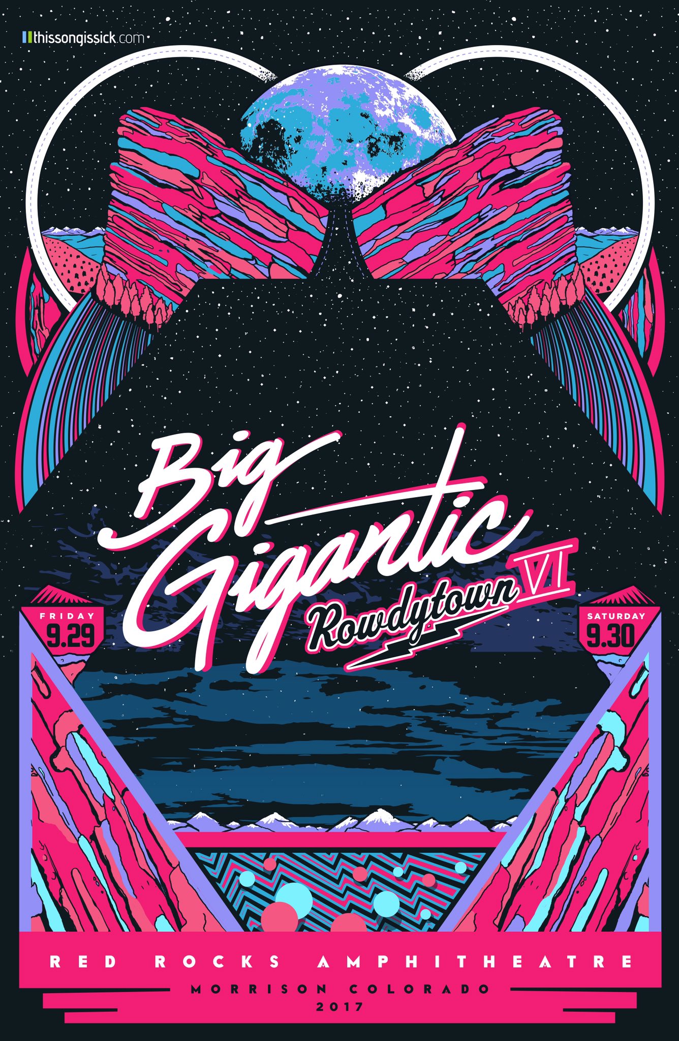 Big Gigantic Announced Rowdytown VI at Red Rocks Amphitheatre