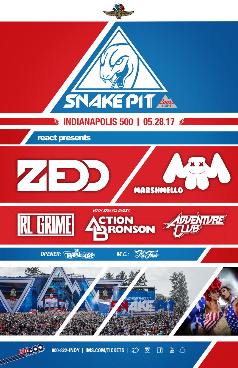 Indy 500 Snake Pit lineup. Photo provided.