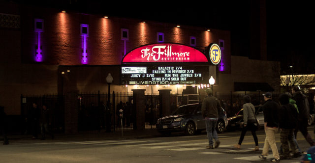 The Fillmore Auditorium in downtown Denver, Colorado. Photo taken on 02/04/17. Photo by: Matthew McGuire The Fillmore Auditorium in downtown Denver, Colorado. Photo taken on 02/04/17. Photo by: Matthew McGuire
