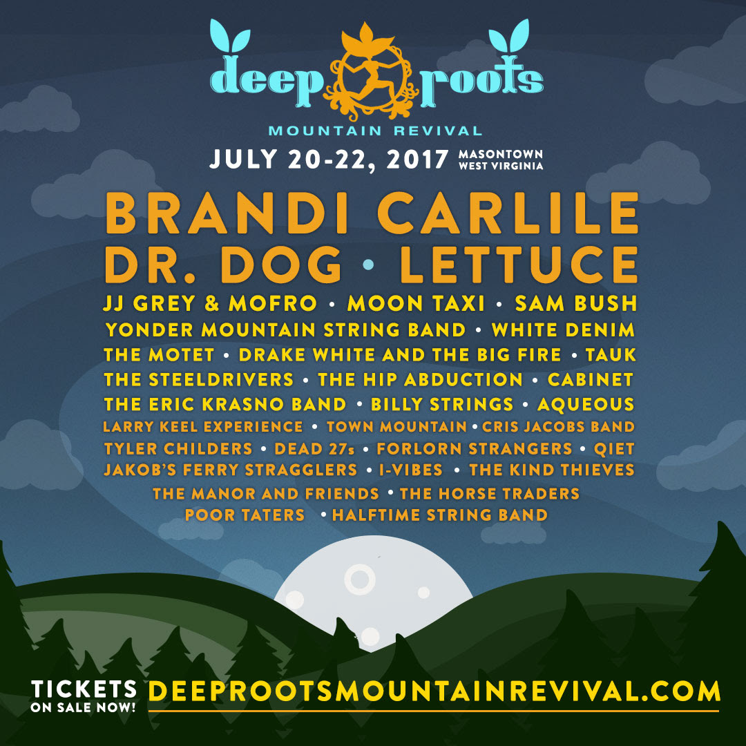 Deep Roots Mountain Revival 2017 lineup. Photo provided