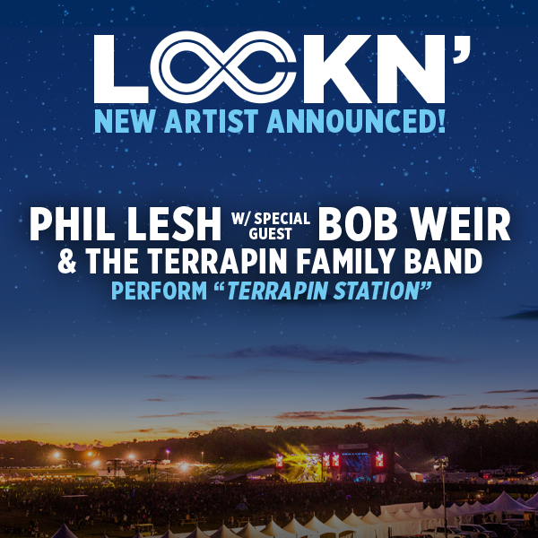 Bob Weir scheduled to perform with Phil Lesh and the Terrapin Family Band. Photo by: LOCKN Festival / Twitter