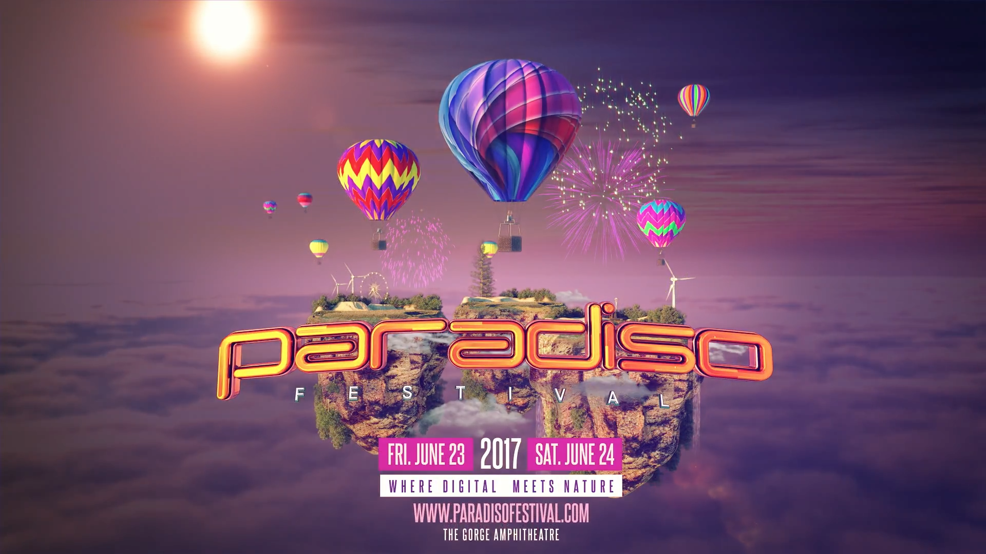 Paradiso Festival 2017 lineup. Photo by: Paradiso Festival / YouTube