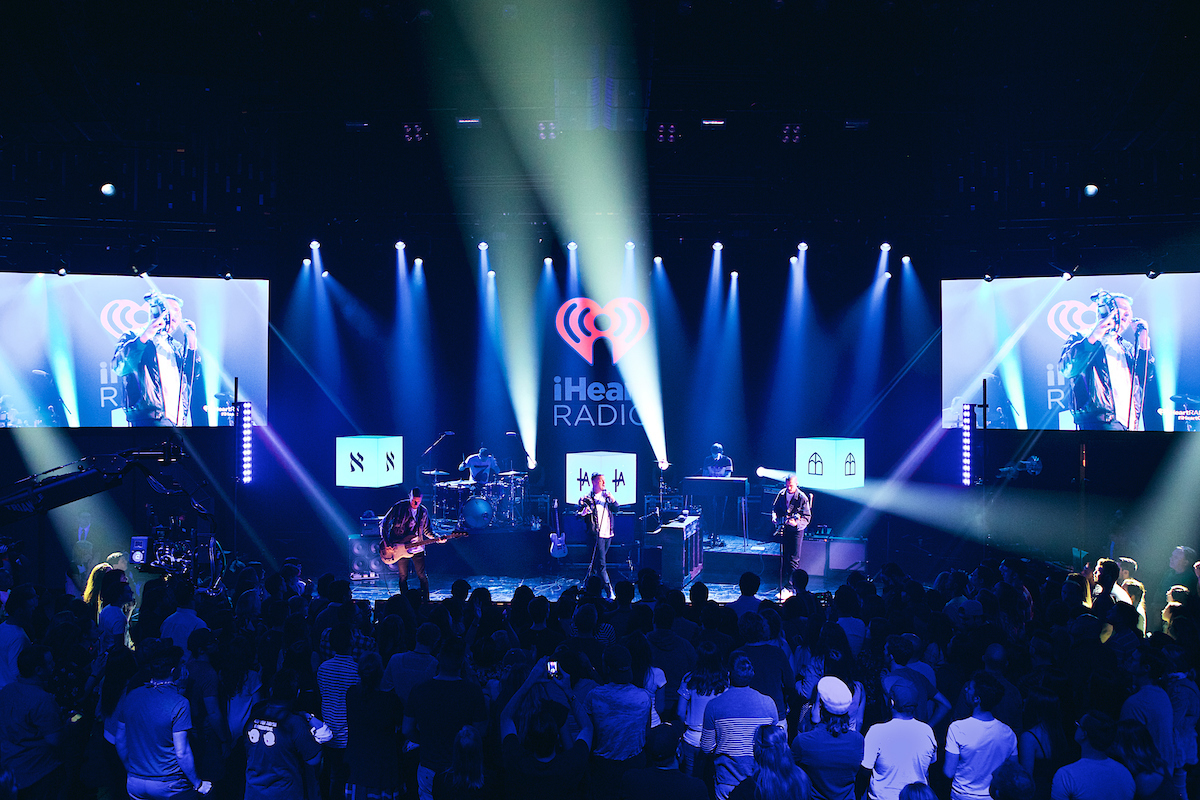 Cold War Kids performing at the iHeartRadio Theater in Los Angeles. Photo by: ceethreedom for iHeartRadio
