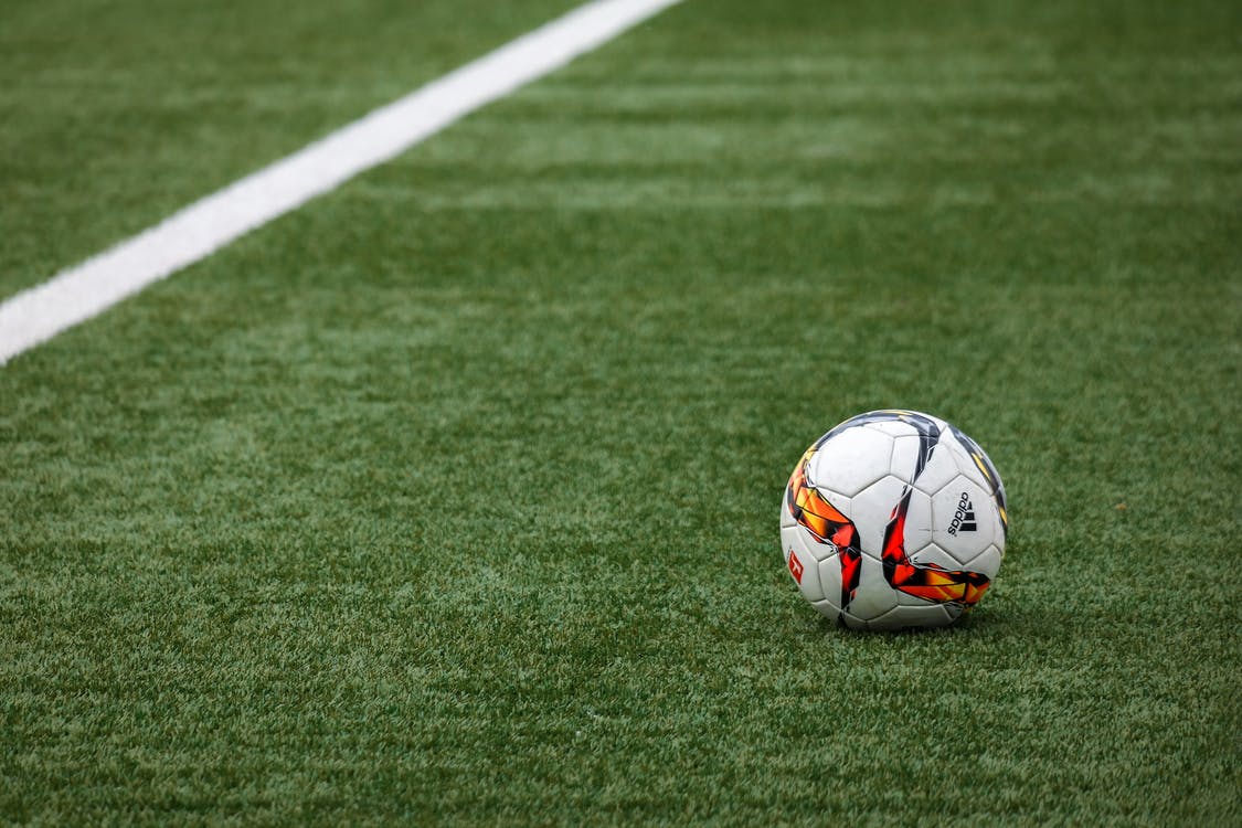 Soccer ball on field. Photo by: Pexels.com