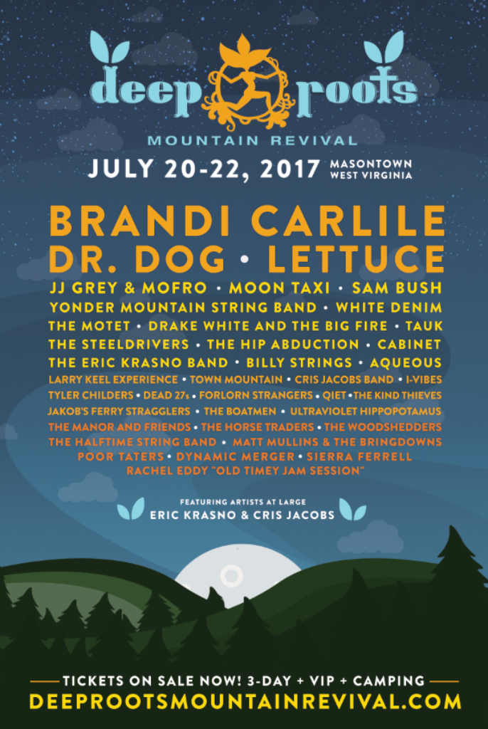 Deep Roots Mountain Revival 2017 lineup. Photo provided.