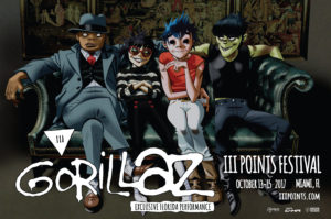 Gorillaz at III Points Festival. Photo by: III Points