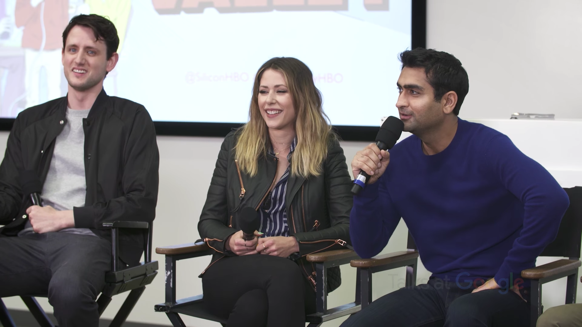Cast from HBO's Silicon Valley with Talks at Google. Photo by: Talks at Google / YouTube