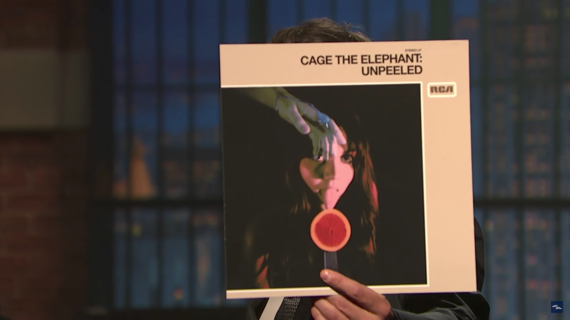 Album cover for 'Unpeeled' by Cage the Elephant. Photo by: Late Night with Seth Myers / YouTube
