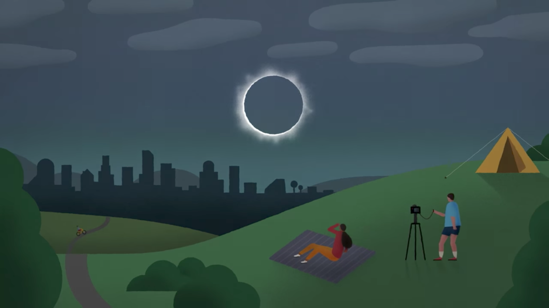 Solar eclipse 2017. Photo by: Google / YouTube