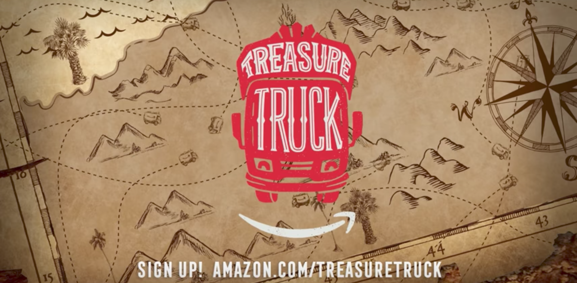Amazon Treasure Truck. Photo by: Amazon / YouTube