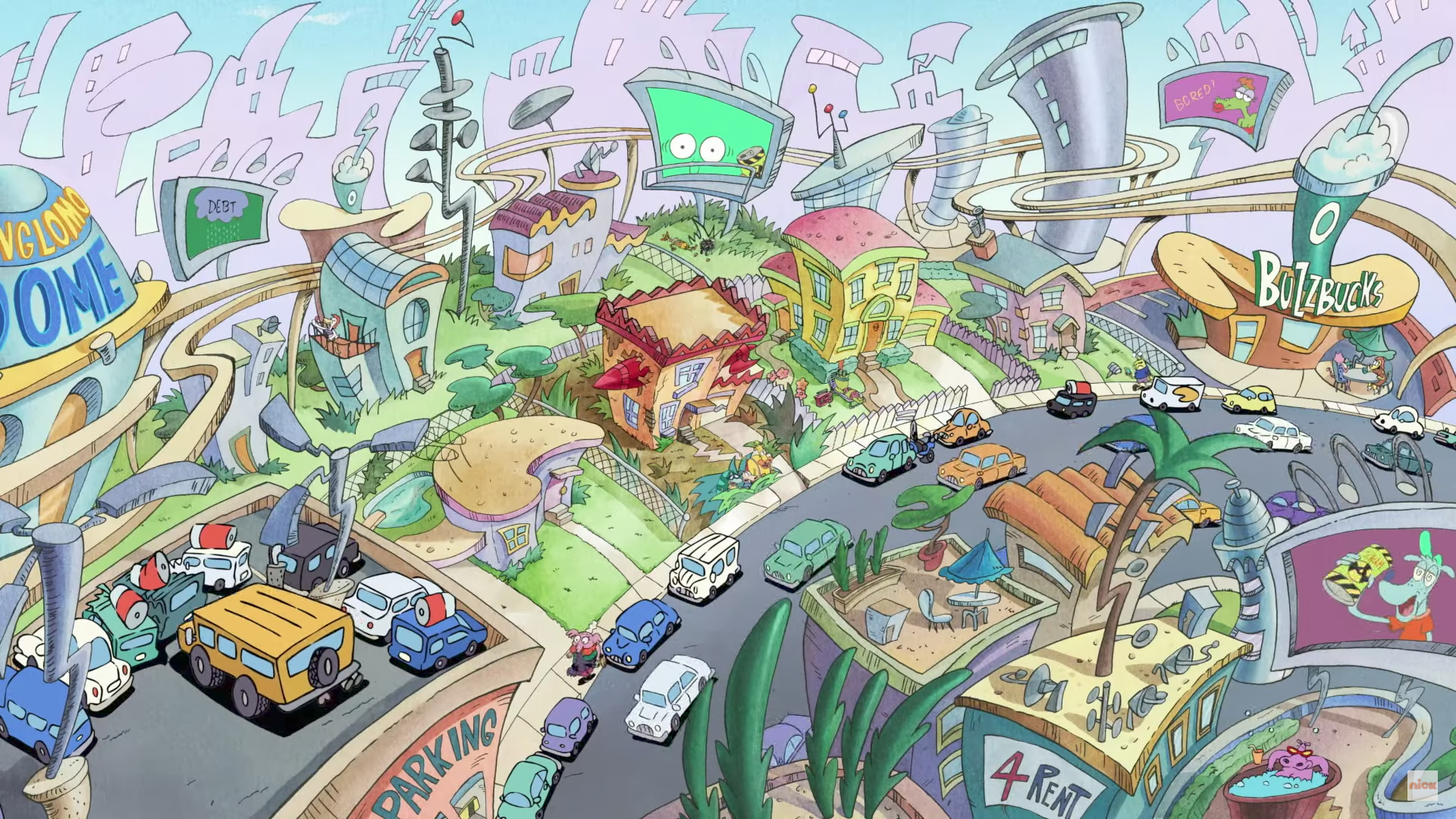 A still from the upcoming Rocko's Modern Life reboot by Nickelodeon. Photo by: Nickelodeon / YouTube