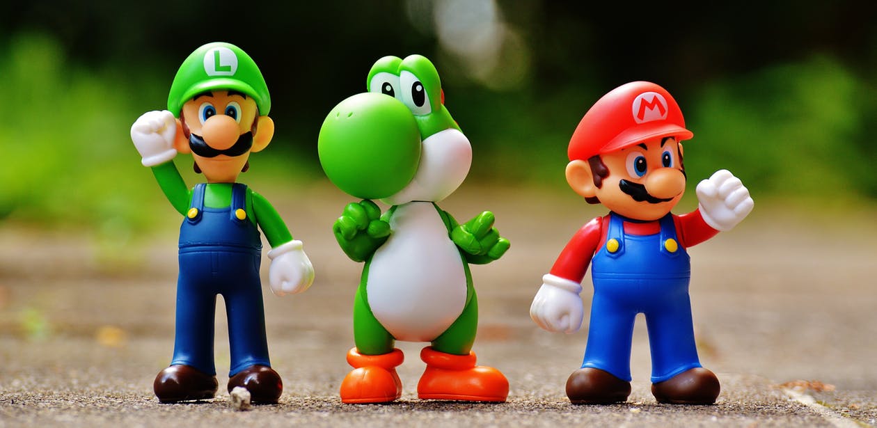 Mario and friends. Photo by: Pexels.com