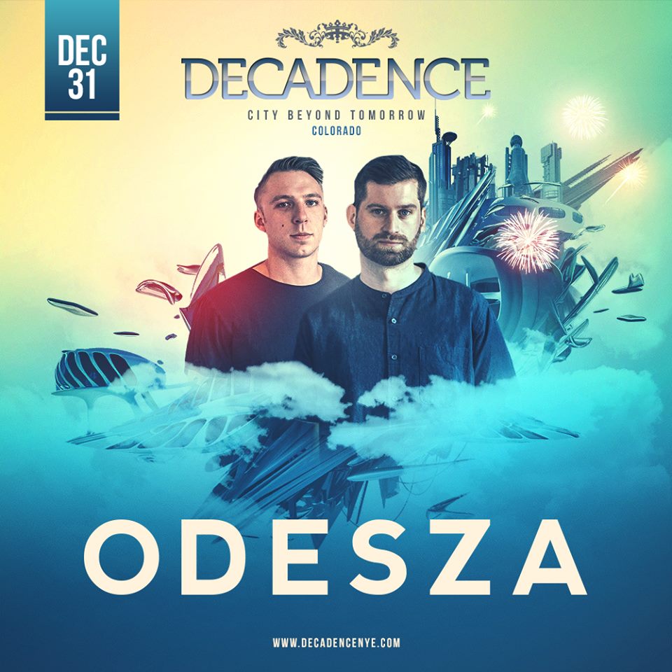 ODESZA at Decadence NYE 2017. Photo by: Decadence