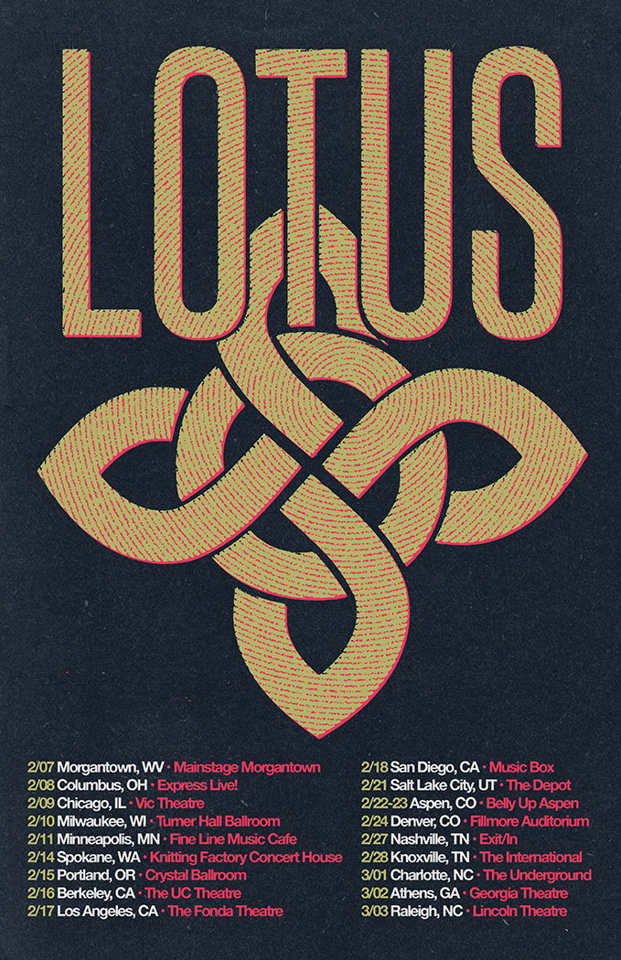 Lotus 2018 tour dates. Photo by: Lotus