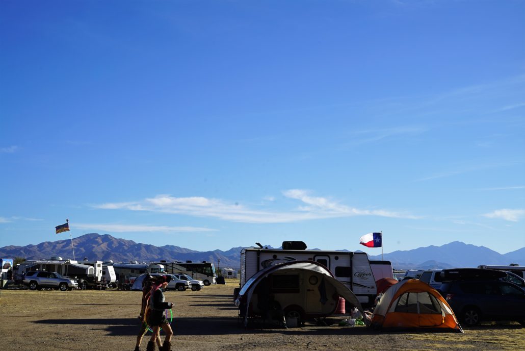 Car camping at Gem and Jam Festival 2018. Photo by: RJ Harvey