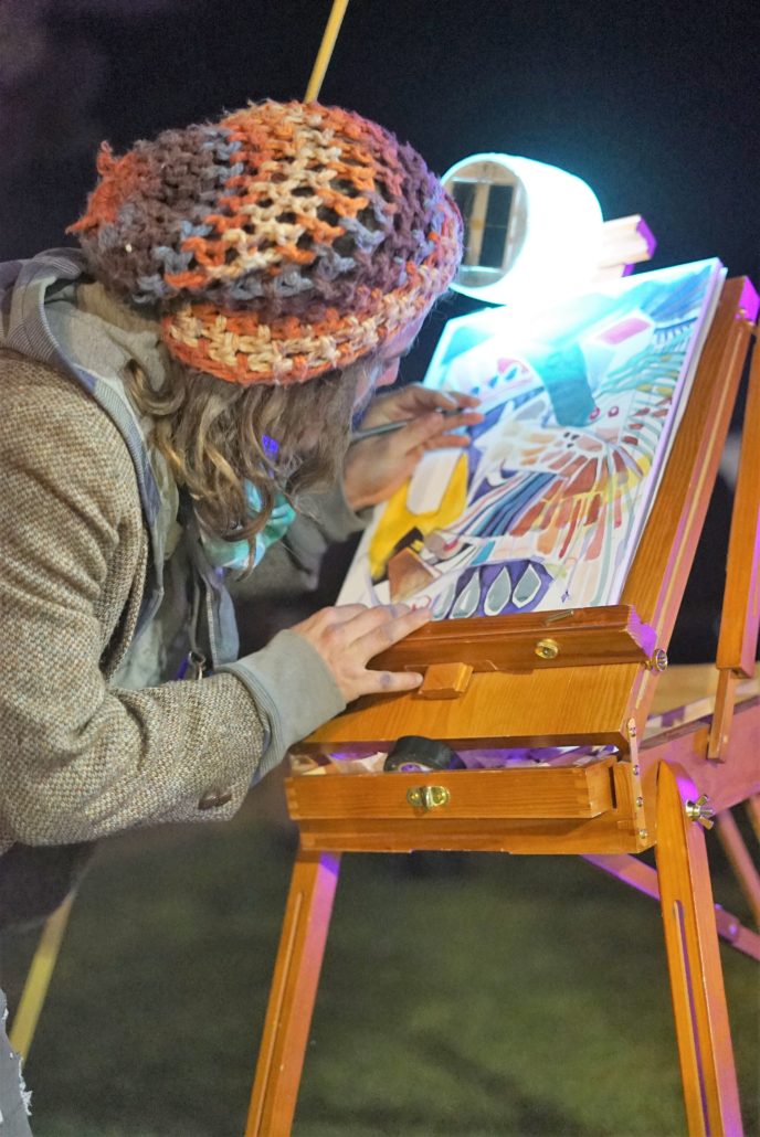 Live Painter. Photo by: RJ Harvey