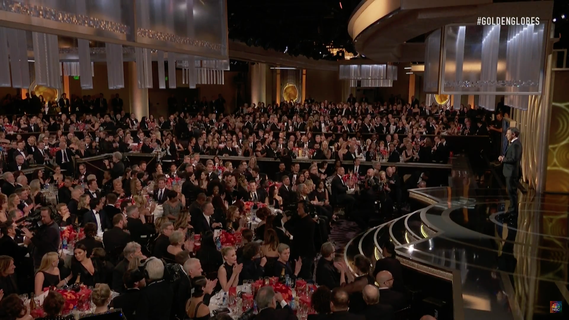 A moment from the 2018 Golden Globes. Photo by: NBC / YouTube