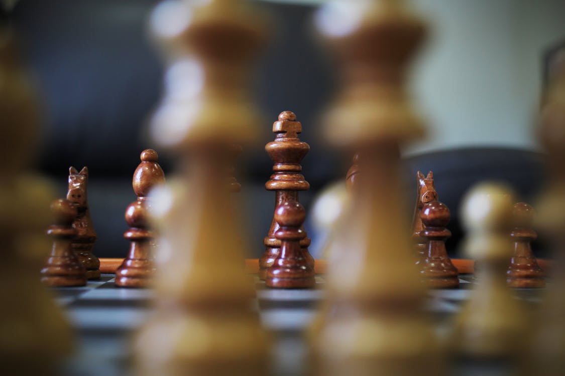 Strategy being played out in chess. Photo by: Recal Media / Pexels.com