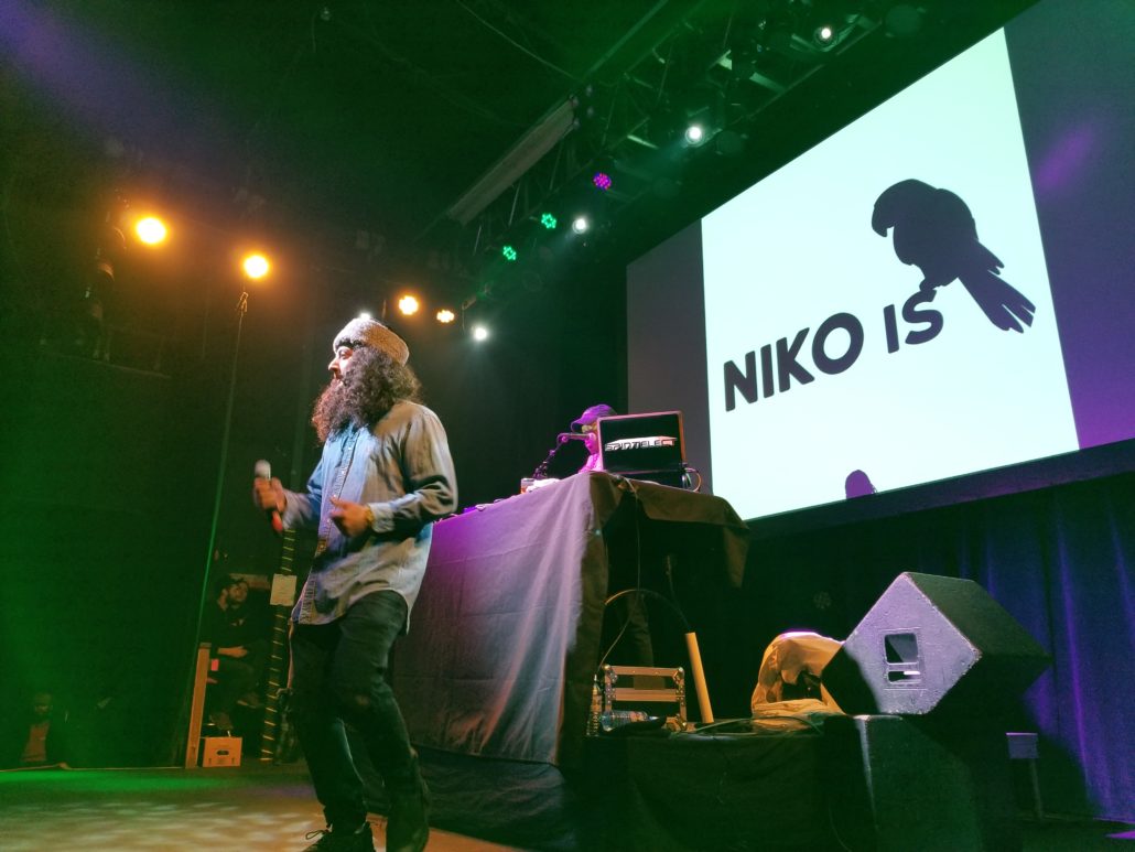 Niko IS performing at the Fox Theater in Boulder, Colorado. Photo by: Matthew McGuire