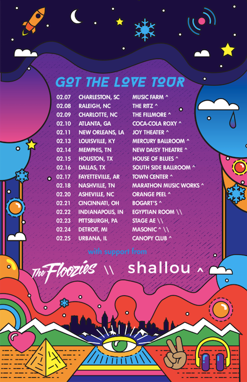 Big Gigantic Got the Love 2018 tour dates. Photo by: Big Gigantic