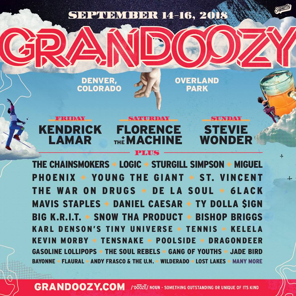 Grandoozy 2018 lineup. Photo by: Grandoozy
