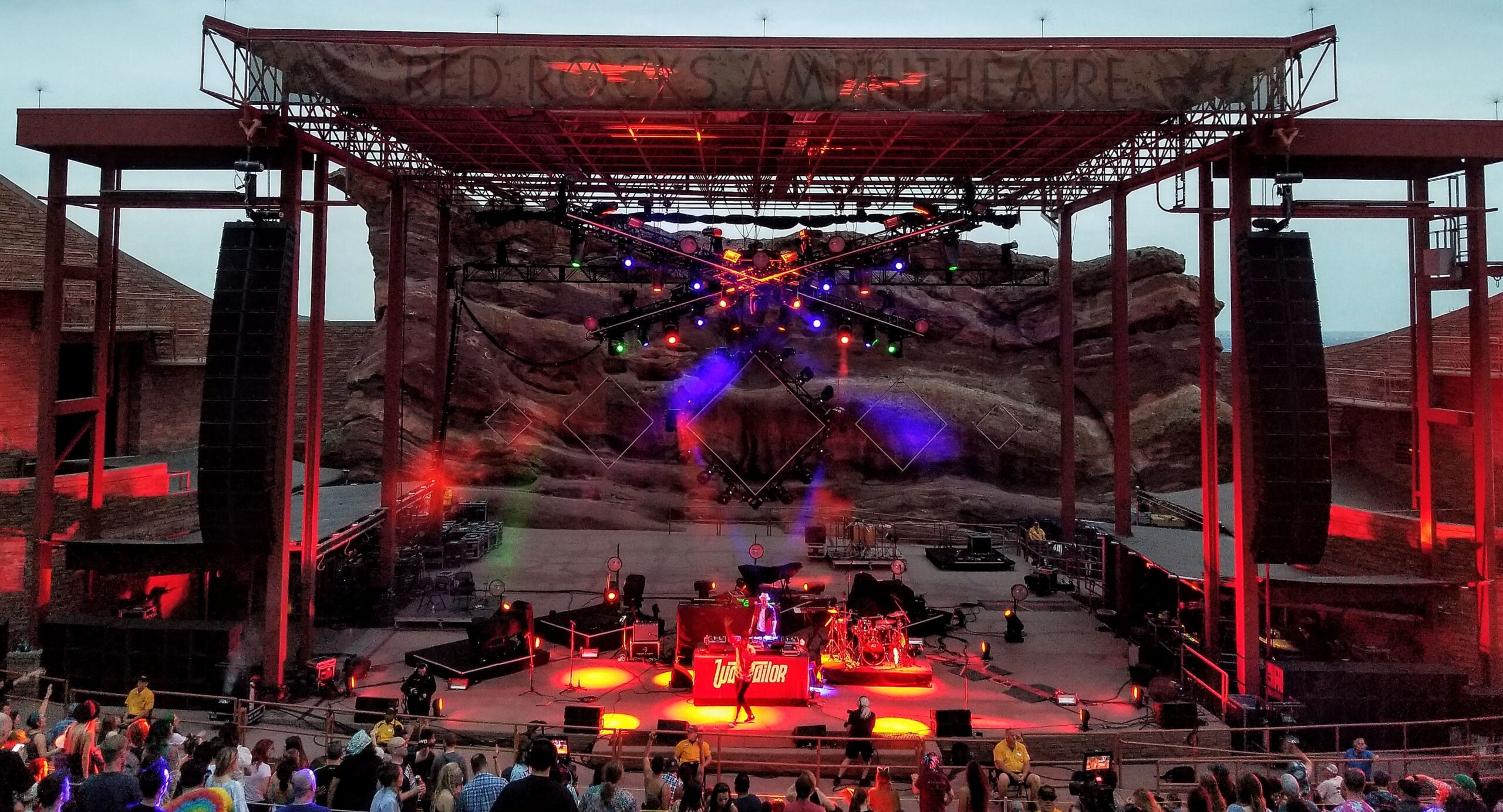 Wax Tailor performing at Red Rocks Amphitheatre. Photo by: Matthew McGuire