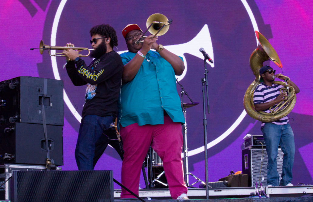 The Soul Rebels at Grandoozy 2018. Photo by: Matthew McGuire